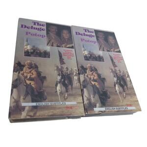The Deluge Potop Part 1 And 2 VHS English Subtitles SET OF 2